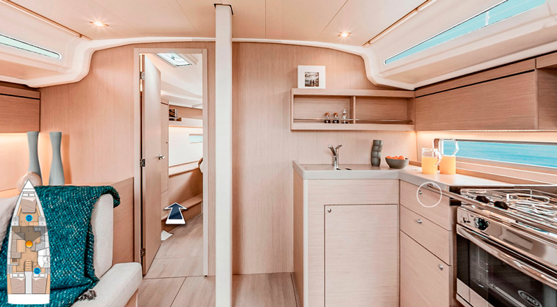 beneteau oceanis 40.1 Virtual Tour